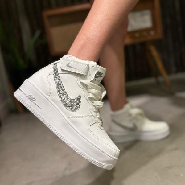 AIR BOOT BLANCO GLITER
