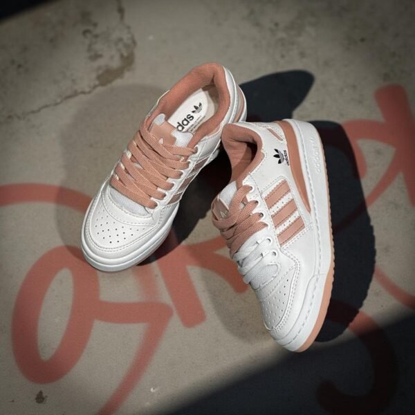 ADIDAS FORUM BLANCO & ROSA