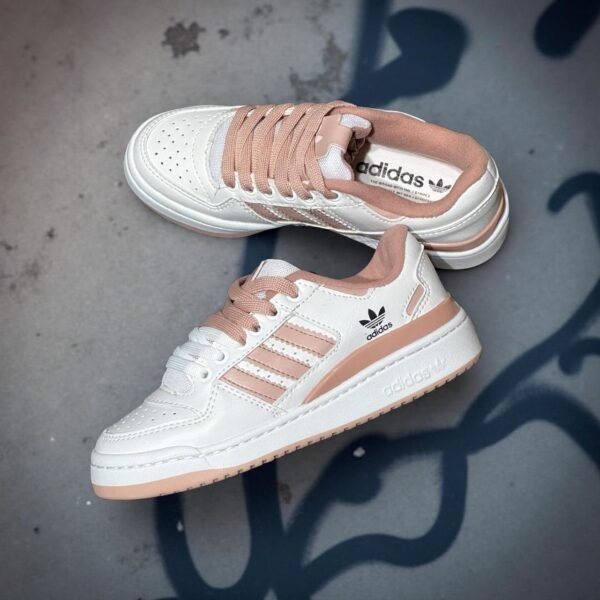 ADIDAS FORUM BLANCO & ROSA - Image 3